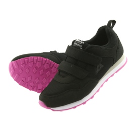 Scarpe sportive da bambina American Club WT30 nere nero 5