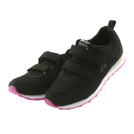 Scarpe sportive da bambina American Club WT30 nere nero 3
