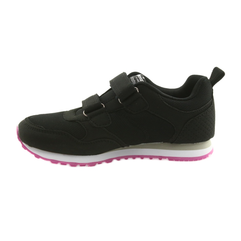 Scarpe sportive da bambina American Club WT30 nere nero 2