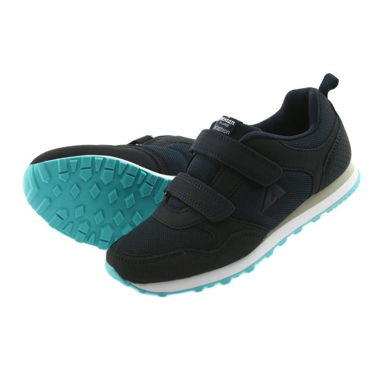 Scarpe sportive per bambini American Club WT30 blu navy incolore 5
