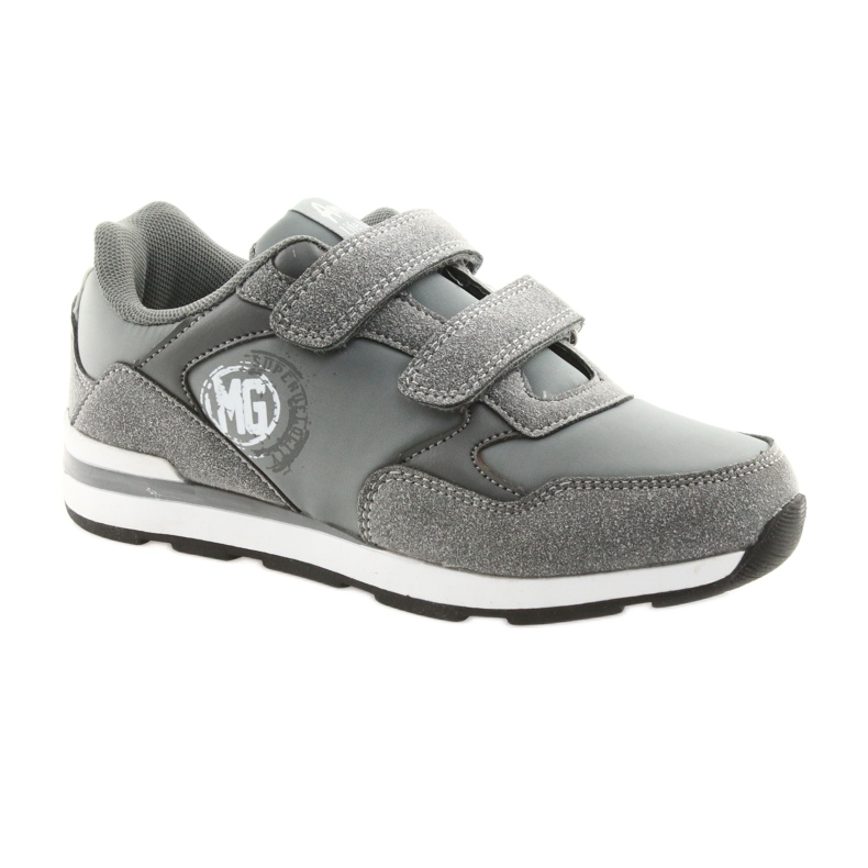 Inserto in pelle American Club Velcro BS01 bianco grigio 1
