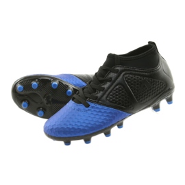 Scarpe sportive da bambino American Club OG23 Royal / Nere blu 5