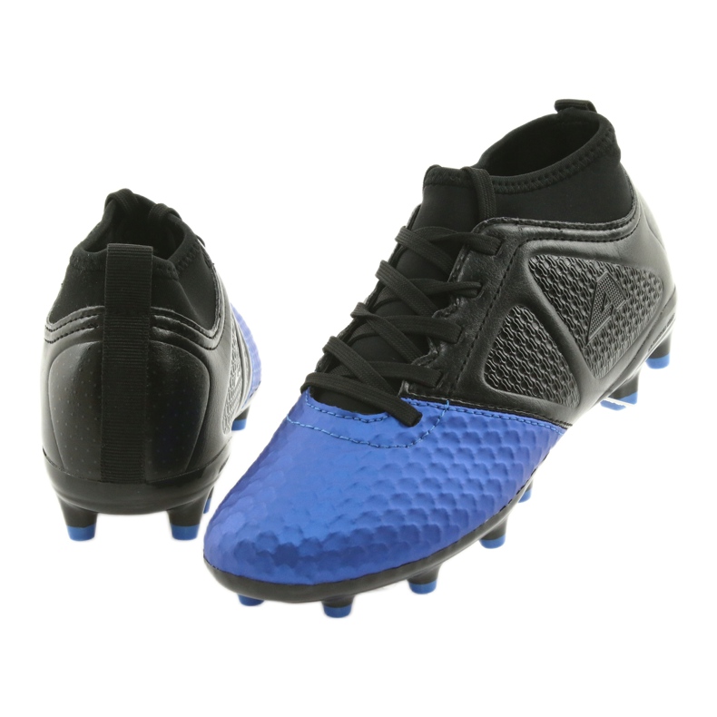 Scarpe sportive da bambino American Club OG23 Royal / Nere blu 4