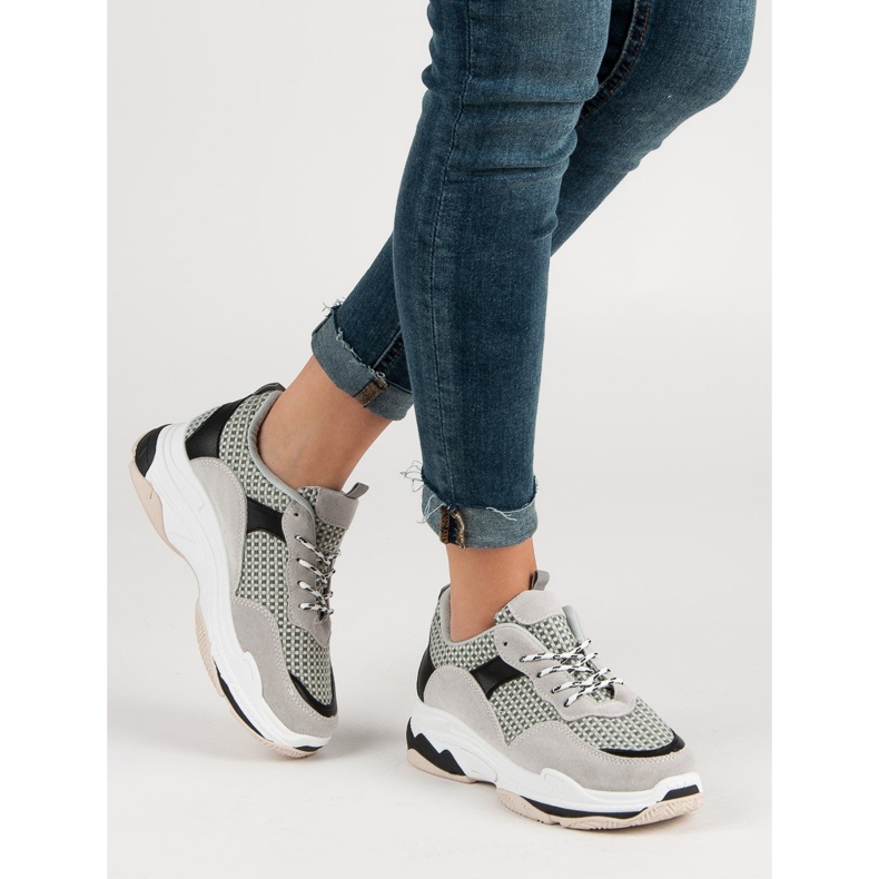 Kylie Scarpe Da Ginnastica Sulla Piattaforma grigio 1