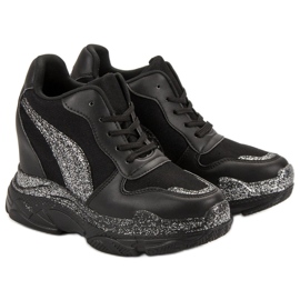 Sneakers Nere Con Glitter VICES nero 2
