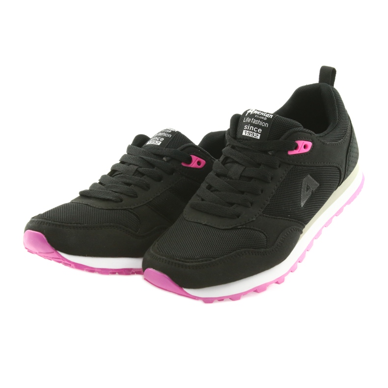 American Club WT26 Scarpe sportive nere nero rosa 3