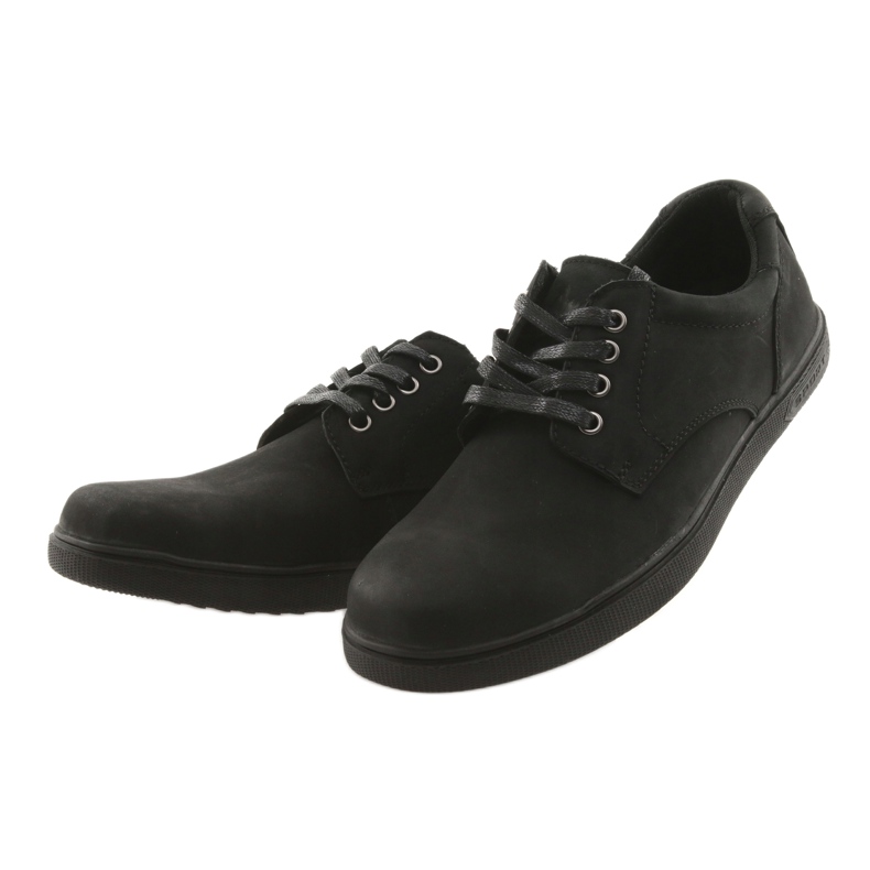 American Club Black -Chicle Scarpe in pelle maschile nero 3