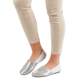 Slip on VINCEZA in pelle grigio 2