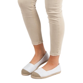 Espadrillas bianche alla moda bianco 2