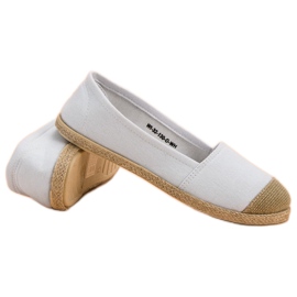 Espadrillas bianche alla moda bianco 1