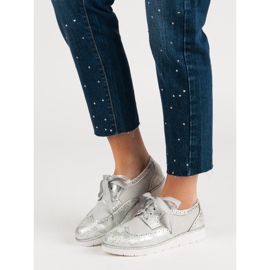 Vices Scarpe legate con un nastro grigio 1