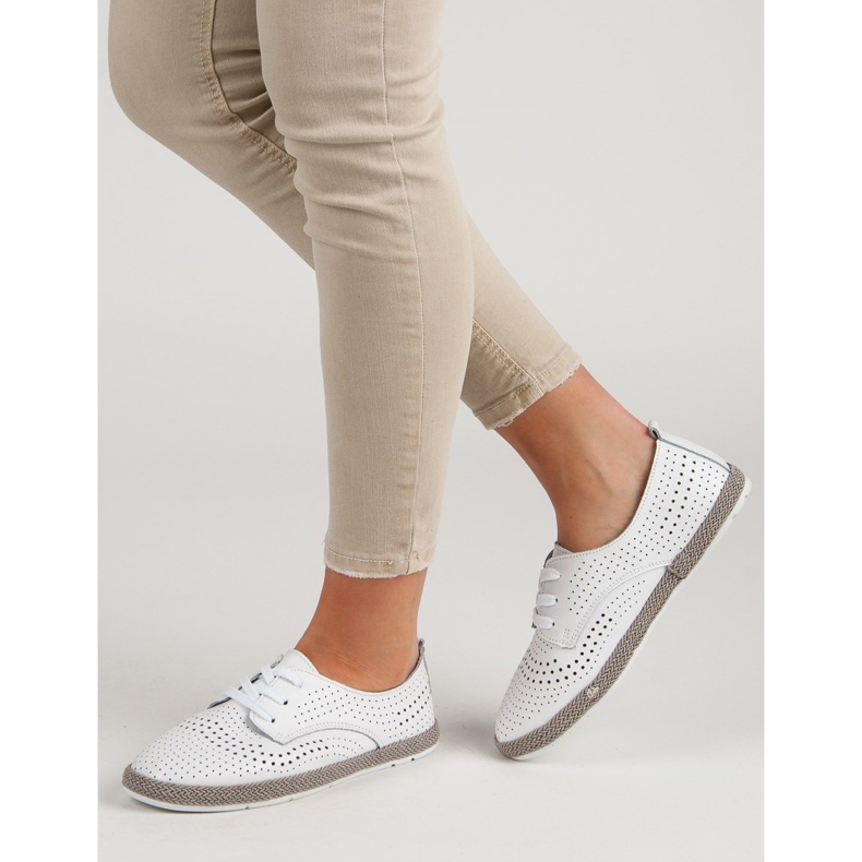 Filippo Espadrillas in pelle bianco 2