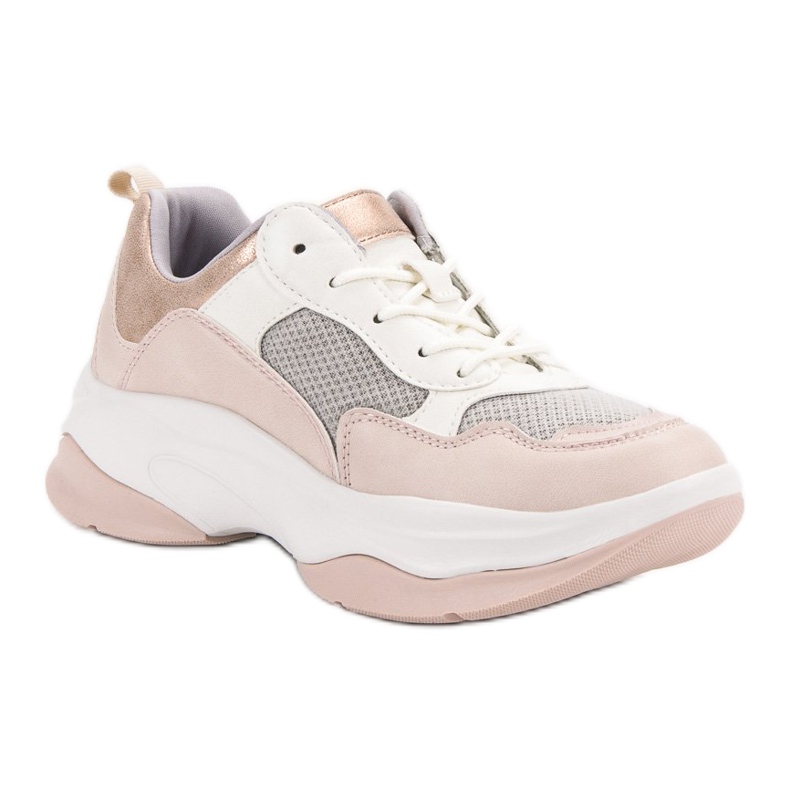 Kylie Sneakers rosa alla moda 1