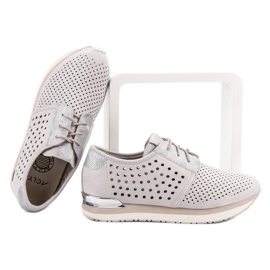Aclys Scarpe grigie traforate grigio 1