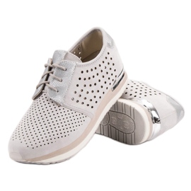 Aclys Scarpe grigie traforate grigio 2