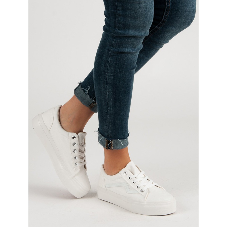 Kylie Sneakers bianche alla moda bianco 2