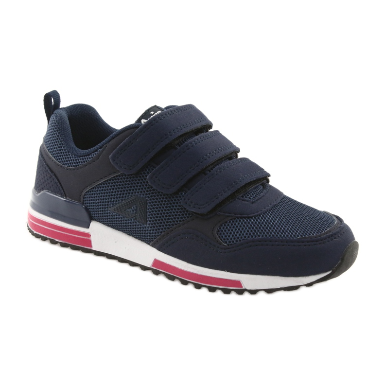 Soletta in pelle American Club 5, blu navy 1