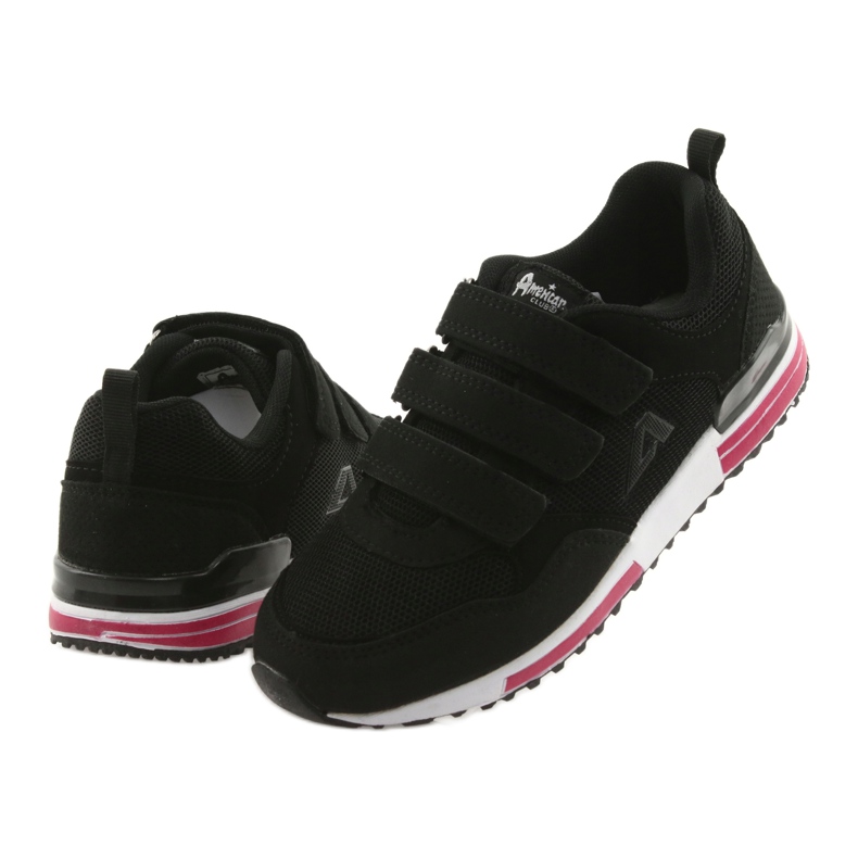 Soletta in pelle American Club 5, nera nero 4