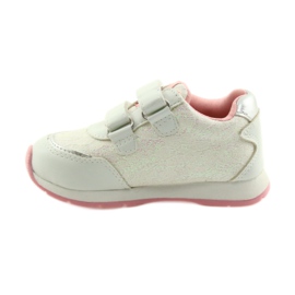 Soletta in pelle American Club GC11 bianco grigio rosa 2