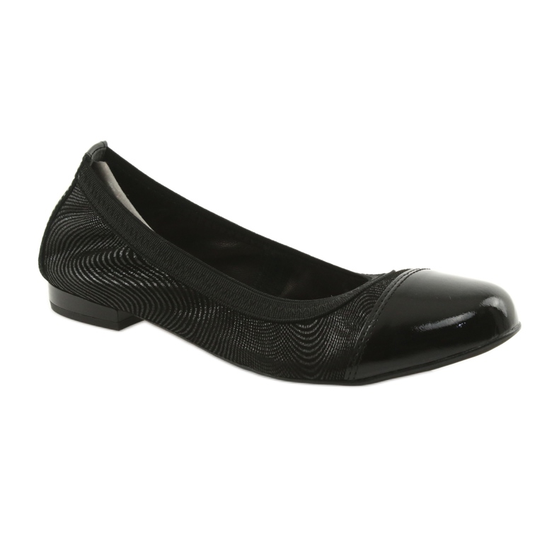 Ballerine da donna elastiche Gamis 1402 nere nero 1