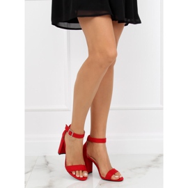 Sandali sul palo rosso 369-18 Rosso 2