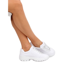 Scarpe sportive bianche 6256 bianche bianco 1