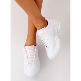 Scarpe sportive bianche e rosa 6256 Pink bianco 1