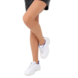 Scarpe sportive bianche e blu 6256 Blu bianco 1