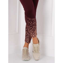 Scarpe sportive beige LR88082 Beige II-GAT 2
