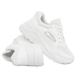 Scarpe sportive bianche PP-37 bianche bianca 2