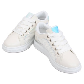 Sneakers bianche olografiche ZF-40 White bianco 2