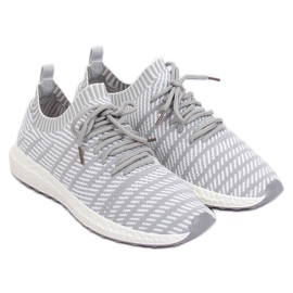 Scarpe sportive grigie HY2812 grigio chiaro 2