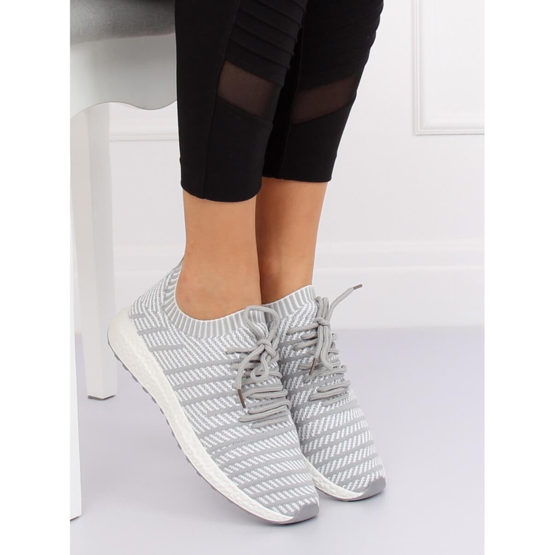 Scarpe sportive grigie HY2812 grigio chiaro 1