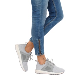 Scarpe sportive grigie HY2820 L.GREY grigio 1