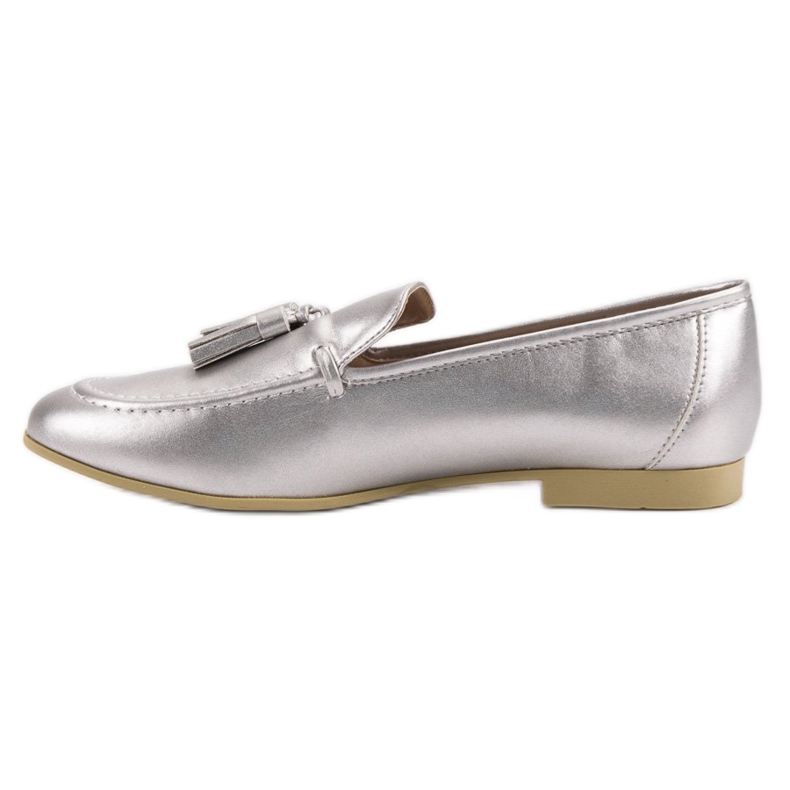 Mocassini Frange Argento VICES grigio 2