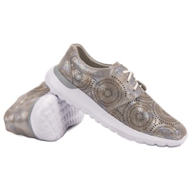 Filippo Scarpe sportive in pelle marrone 1
