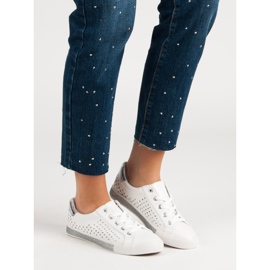 Kylie Sneakers Bianche Con Stelle bianco 2