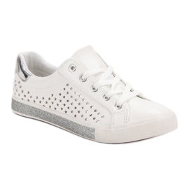Kylie Sneakers Bianche Con Stelle bianco 1