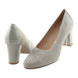 Arka Ark pompa donna in pelle Sua flessibile 5137 grigio 4