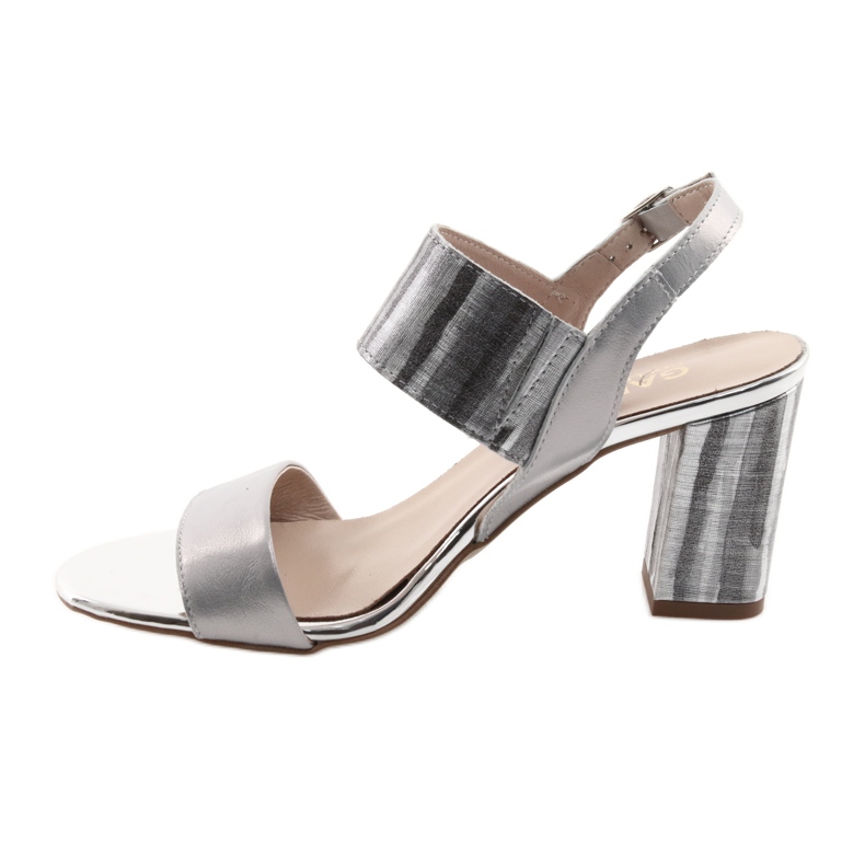 Sandali da donna sul Gamis 3390 post silver grigio 2