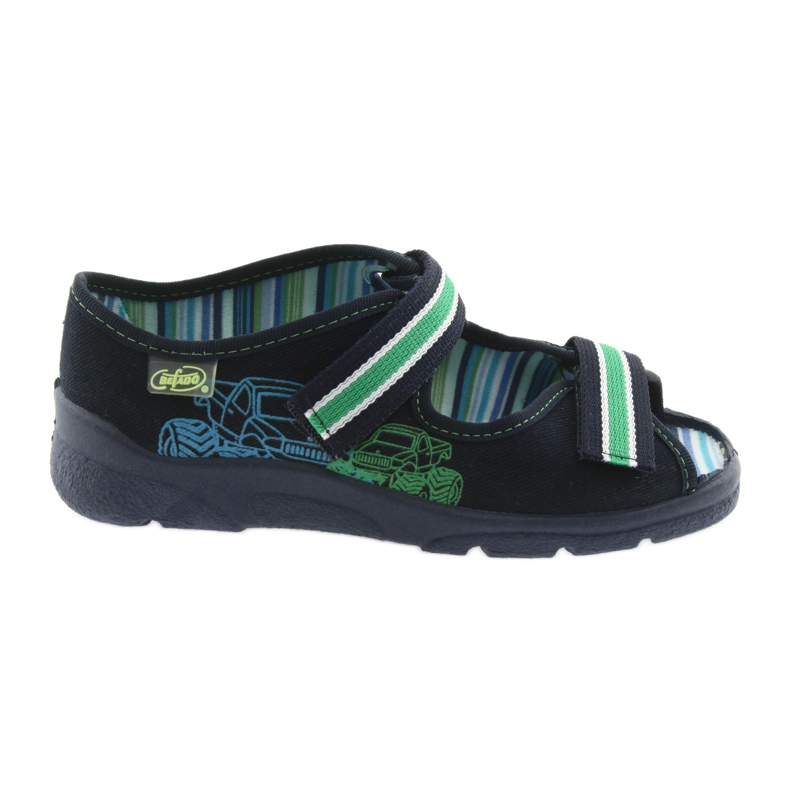 Scarpe per bambini Befado 969X073 verde blu navy 1