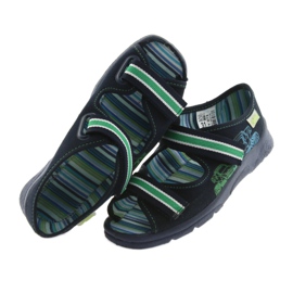 Sandali Befado scarpe per bambini 969X073 blu navy blu verde 5