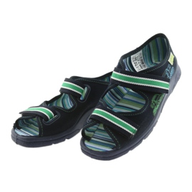 Sandali Befado scarpe per bambini 969X073 blu navy blu verde 3