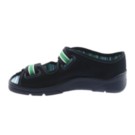 Sandali Befado scarpe per bambini 969X073 blu navy blu verde 2