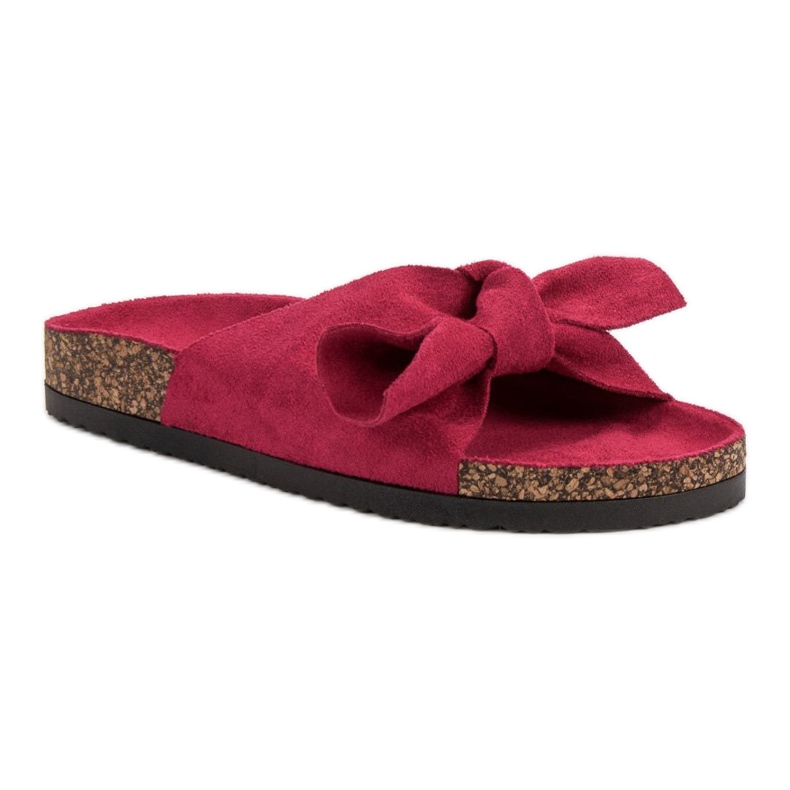 VINCEZA Ciabatte Con Fiocco rosa 1