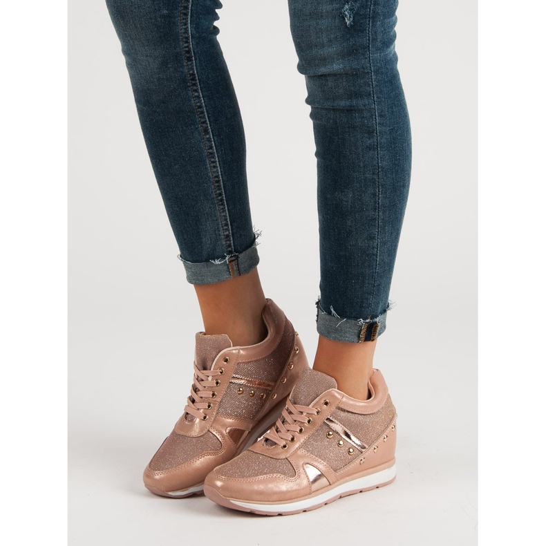 Cm Paris Sneakers Rosa Con Strass 2