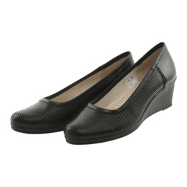 Scarpe da donna con zeppa Gregors 763 nere nero 3