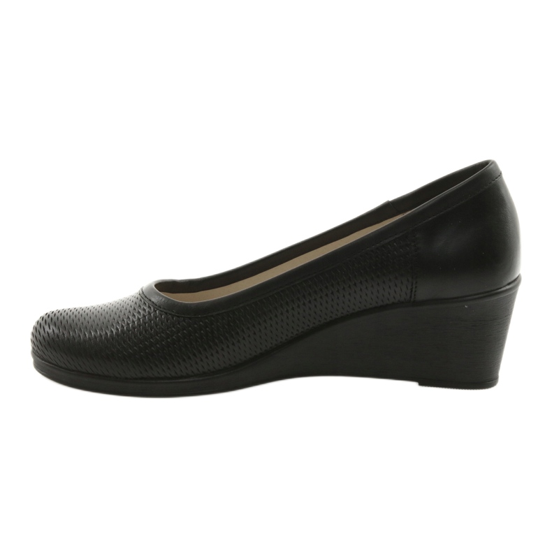 Scarpe da donna con zeppa Gregors 763 nere nero 2