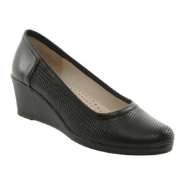 Scarpe da donna con zeppa Gregors 763 nere nero 1
