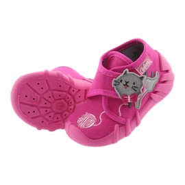 Scarpe per bambini Befado 523P013 rosa grigio 5